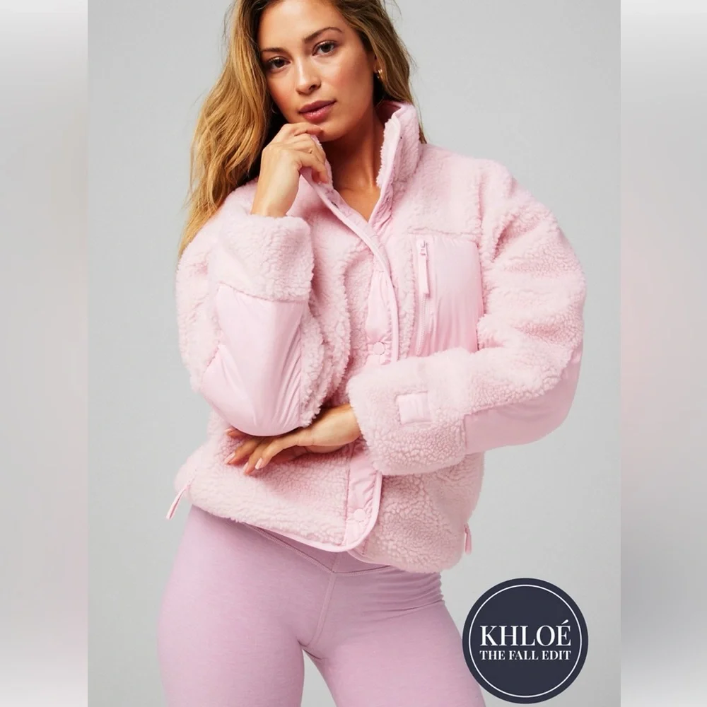Fabletics Blush Teddy Jacket - Picture 1 of 5